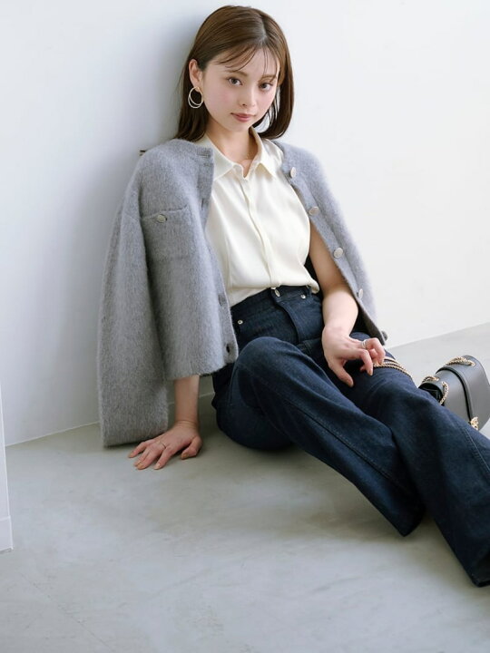 楽天市場】【SALE／50%OFF】フォックスファーニットジャケット SNIDEL  