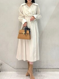 バリエカシュクールシャツワンピース SNIDEL スナイデル ワンピース・ドレス ワンピース ネイビー【送料無料】[Rakuten Fashion]