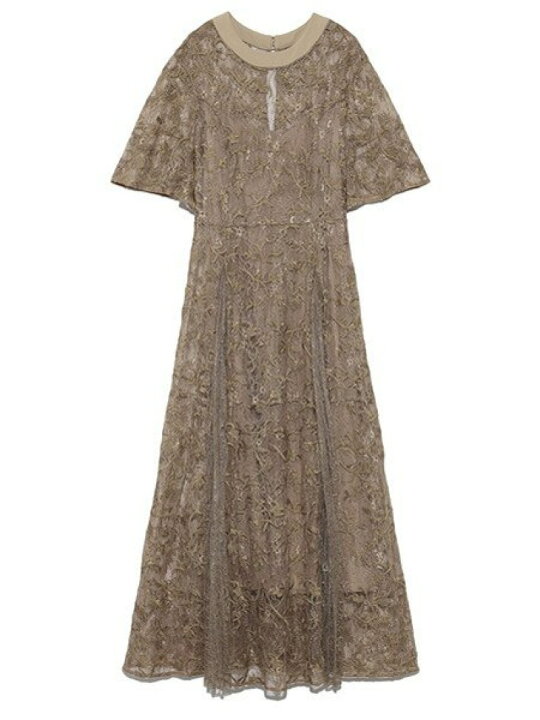 楽天市場】【SALE／45%OFF】レースエンブロイダリプリーツードレス  