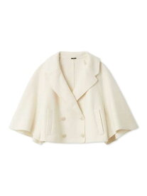 【SALE／50%OFF】リバーポンチョショートコート SNIDEL スナイデル ジャケット・アウター その他のジャケット・アウター イエロー ベージュ【RBA_E】【送料無料】[Rakuten Fashion]