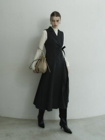 Sustainableサイドプリーツテーラードワンピース SNIDEL スナイデル ワンピース・ドレス ワンピース【先行予約】*【送料無料】[Rakuten Fashion]