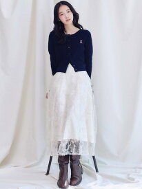 エンブロイダリースカート SNIDEL スナイデル スカート ロング・マキシスカート ブラック【先行予約】*【送料無料】[Rakuten Fashion]