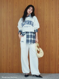 【SALE／50%OFF】【NUTMEG】コラボスウェットパンツ SNIDEL スナイデル パンツ その他のパンツ グリーン グレー ホワイト【RBA_E】【送料無料】[Rakuten Fashion]