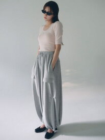 【SALE／50%OFF】ワイドデザインパンツ SNIDEL スナイデル パンツ その他のパンツ グレー ネイビー【RBA_E】【送料無料】[Rakuten Fashion]