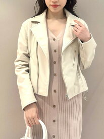 【SALE／50%OFF】ドロストライダースジャケット SNIDEL スナイデル ジャケット・アウター その他のジャケット・アウター ブラック【RBA_E】【送料無料】[Rakuten Fashion]