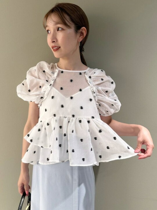 楽天市場】【SALE／50%OFF】ペプラムチュニックブラウス SNIDEL 