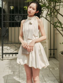 【SALE／30%OFF】ボリュームバルーンミニドレス SNIDEL スナイデル ワンピース・ドレス ワンピース ブラック【RBA_E】【送料無料】[Rakuten Fashion]