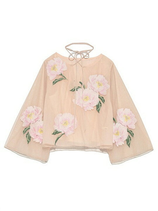 楽天市場】【SALE／40%OFF】チュールエンブロイダリーブラウス SNIDEL  