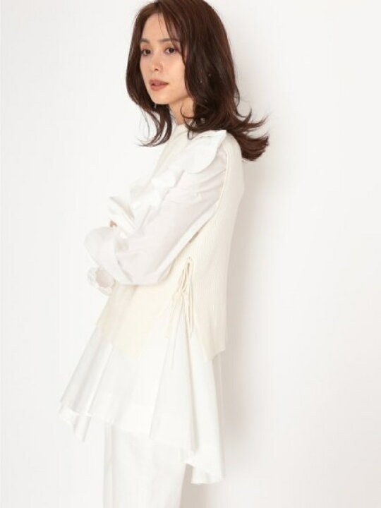 楽天市場】【SALE／50%OFF】ニットドッキングパフスリブラウス SNIDEL 