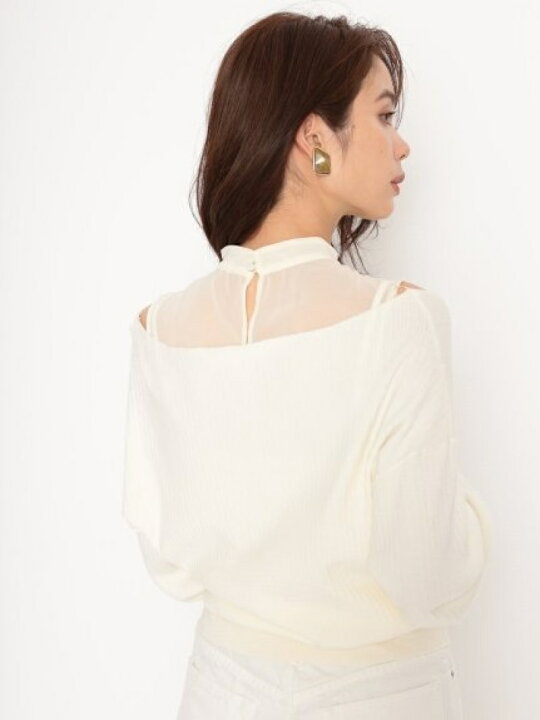 楽天市場】【SALE／50%OFF】カシュクールレイヤードプルオーバー  