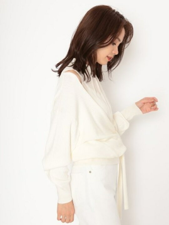 楽天市場】【SALE／50%OFF】カシュクールレイヤードプルオーバー  