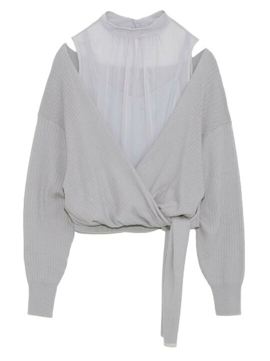 楽天市場】【SALE／50%OFF】カシュクールレイヤードプルオーバー  