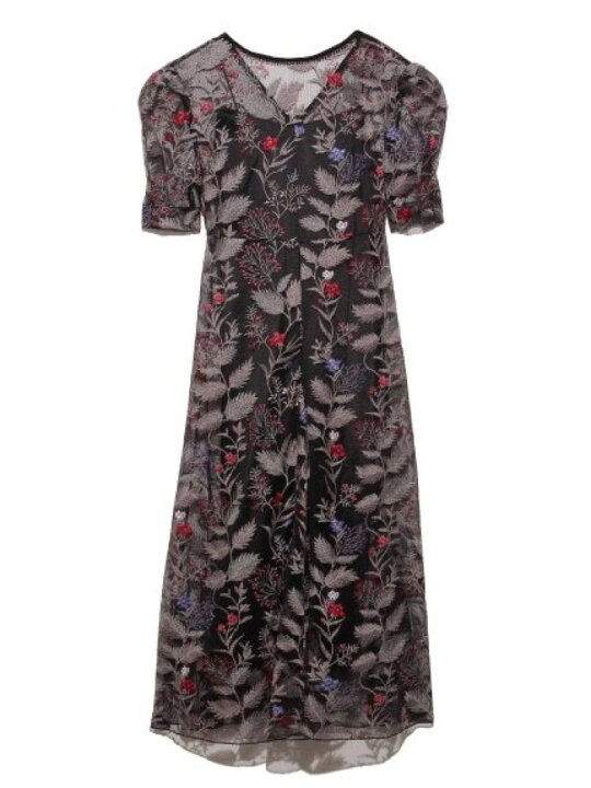 楽天市場】【SALE／50%OFF】エンブロイダリーパフスリーブワンピース  