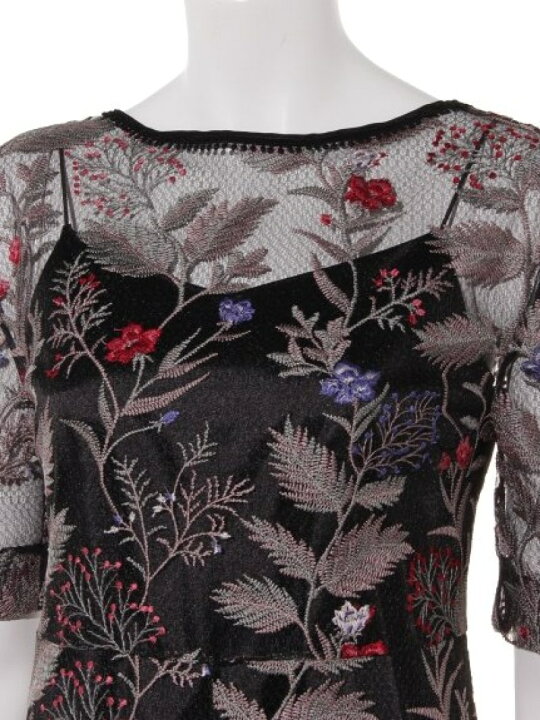 楽天市場】【SALE／50%OFF】エンブロイダリーパフスリーブワンピース  