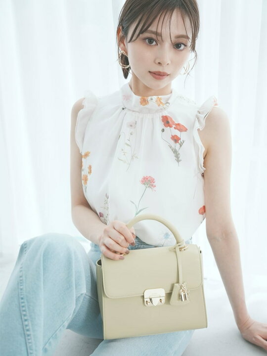 楽天市場】【SALE／30%OFF】ノースリバックリボンプリントブラウス  