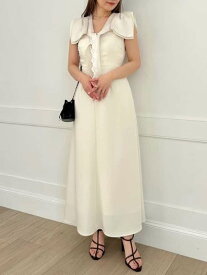 【SALE／30%OFF】【00サイズあり】セーラースカーフワンピース SNIDEL スナイデル ワンピース・ドレス ワンピース ネイビー ブラック【RBA_E】【送料無料】[Rakuten Fashion]