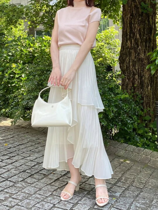 楽天市場】【SALE／50%OFF】ストレートプリーツティアードスカート 