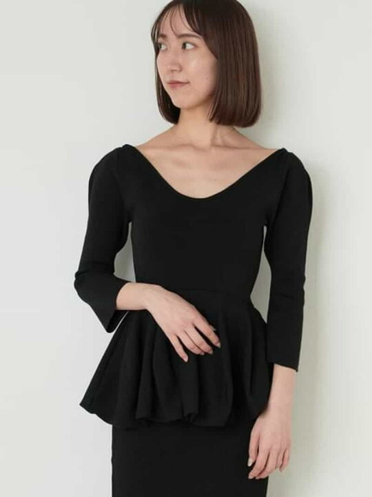楽天市場】【SALE／50%OFF】ペプラムニットセットアップ SNIDEL 