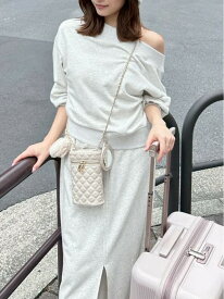 【SALE／50%OFF】【WEB限定カラーあり】UVカットワンショルスウェットプルオーバー SNIDEL スナイデル トップス スウェット・トレーナー グレー グリーン ネイビー【RBA_E】【送料無料】[Rakuten Fashion]