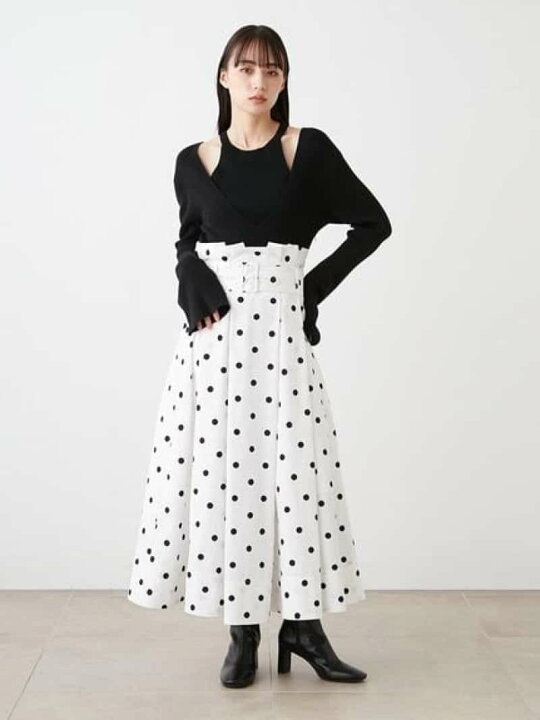 楽天市場】【SALE／50%OFF】タフタスカートドッキングニットワンピース  