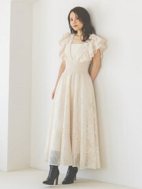 ウエストリブレースドレス SNIDEL スナイデル ワンピース・ドレス ワンピース ブラック【送料無料】[Rakuten Fashion]