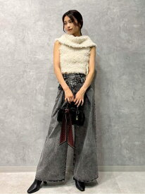 【SALE／50%OFF】レイヤードデザインパンツ SNIDEL スナイデル パンツ その他のパンツ ベージュ【RBA_E】【送料無料】[Rakuten Fashion]