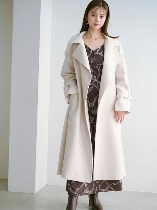 楽天市場】【SALE／30%OFF】ウールカシミヤスタンドカラーコート 