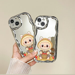 labubu���^���b�N�N���[���g�`�V�F���f�� TPU�X�}�z�P�[�X �ϏՌ� �����J�[�g �D�[���L�����N�^�[ �������X�}�z�J�o�[ �Ή� iPhone17 �P�[�X iPhone16e iPhone17Pro �P�[�X iPhone15 iPhone16 �P�[�X iPhon