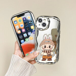 labubu���^���b�N�N���[���g�`�V�F���f�� TPU�X�}�z�P�[�X �ϏՌ� �����J�[�g �D�[���L�����N�^�[ �������X�}�z�J�o�[ �Ή� iPhone17 �P�[�X iPhone16e iPhone17Pro �P�[�X iPhone15 iPhone16 �P�[�X iPhon