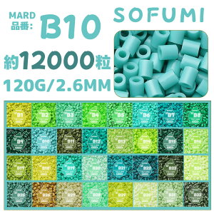 �ySOFUMI�����z[B10]�A�C�����r�[�Y �P�F 1��120g ��12000�� 2.6mm �i�m�r�[�Y ��e�� ��[�p DIY ���� �m��ߋ� �q������ �j�̎q ���̎q ���̍�i �w��g���[�j���O ���S�Ҍ��� 4�� 5�� 6�� �a�����v