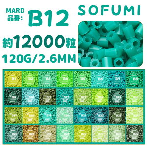 �ySOFUMI�����z[B12]�A�C�����r�[�Y �P�F 1��120g ��12000�� 2.6mm �i�m�r�[�Y ��e�� ��[�p DIY ���� �m��ߋ� �q������ �j�̎q ���̎q ���̍�i �w��g���[�j���O ���S�Ҍ��� 4�� 5�� 6�� �a�����v