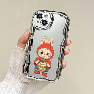 labubu���^���b�N�N���[���g�`�V�F���f�� TPU�X�}�z�P�[�X �ϏՌ� �����J�[�g �D�[���L�����N�^�[ �������X�}�z�J�o�[ �Ή� iPhone17 �P�[�X iPhone16e iPhone17Pro �P�[�X iPhone15 iPhone16 �P�[�X iPhon