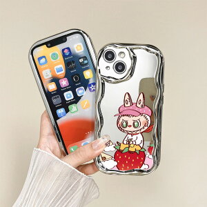 labubu���^���b�N�N���[���g�`�V�F���f�� TPU�X�}�z�P�[�X �ϏՌ� �����J�[�g �D�[���L�����N�^�[ �������X�}�z�J�o�[ �Ή� iPhone17 �P�[�X iPhone16e iPhone17Pro �P�[�X iPhone15 iPhone16 �P�[�X iPhon