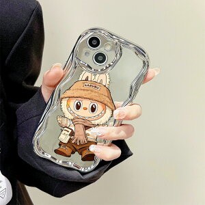 labubu���^���b�N�N���[���g�`�V�F���f�� TPU�X�}�z�P�[�X �ϏՌ� �����J�[�g �D�[���L�����N�^�[ �������X�}�z�J�o�[ �Ή� iPhone17 �P�[�X iPhone16e iPhone17Pro �P�[�X iPhone15 iPhone16 �P�[�X iPhon