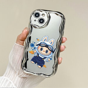 labubu���^���b�N�N���[���g�`�V�F���f�� TPU�X�}�z�P�[�X �ϏՌ� �����J�[�g �D�[���L�����N�^�[ �������X�}�z�J�o�[ �Ή� iPhone17 �P�[�X iPhone16e iPhone17Pro �P�[�X iPhone15 iPhone16 �P�[�X iPhon