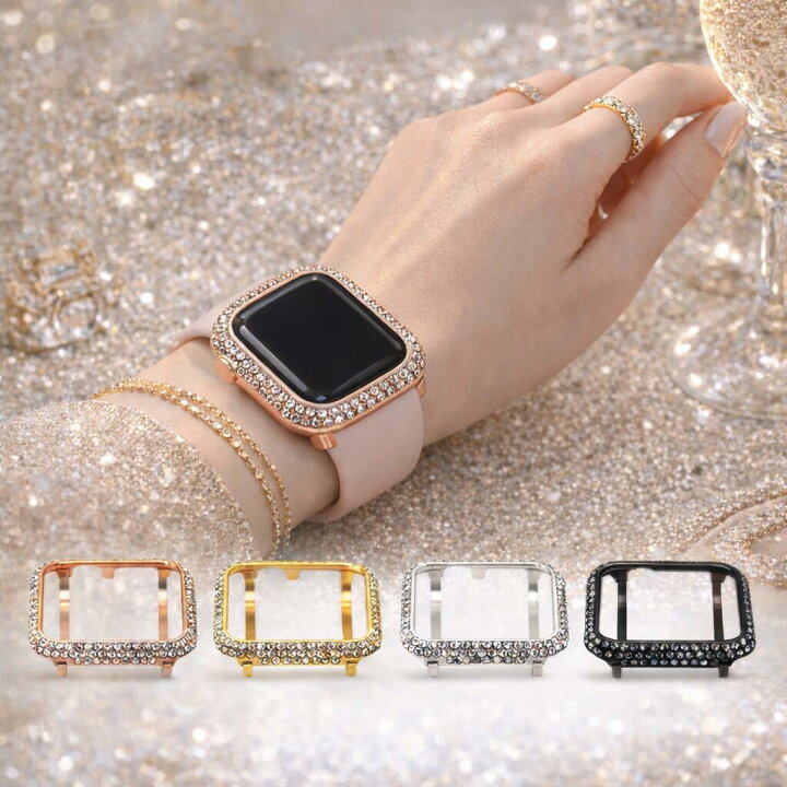 楽天市場】Apple Watch アップルウォッチ 交換カバー 高級感 キラキラ 
