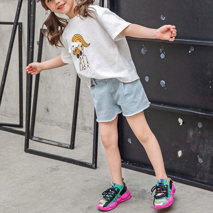 楽天市場 親子コーデにも キッズ 派手スニーカー ダッドスニーカー 16 5cm 23cm Sno 楽天市場店