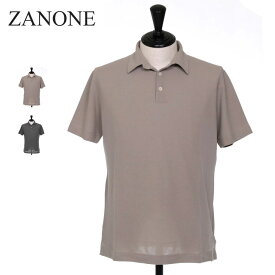 ZANONE ザノーネ ポロシャツ アイスコットン 半袖 Tシャツ コットン100% メンズ 春夏 811818/ZG380 【国内正規品】