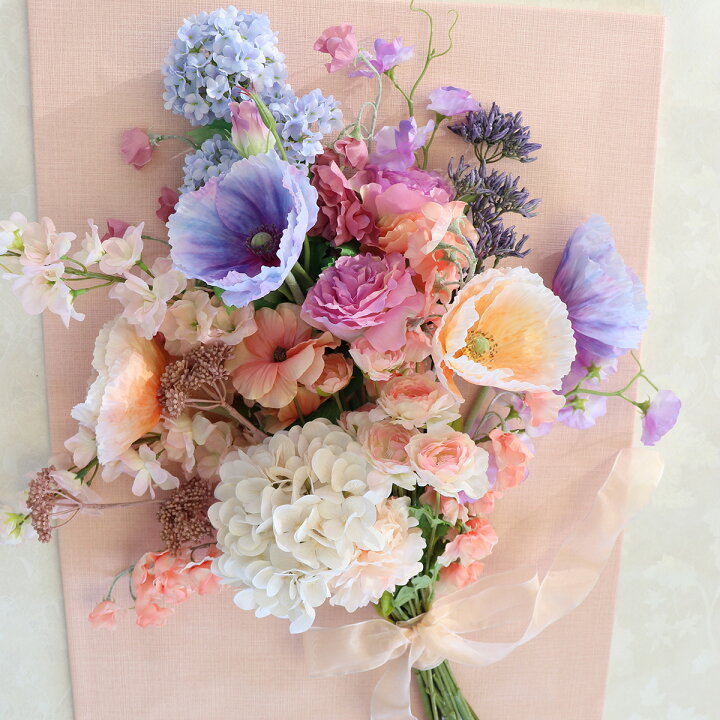 楽天市場】造花 インテリア 壁掛け 新築祝い アートフラワー 壁飾り 花  