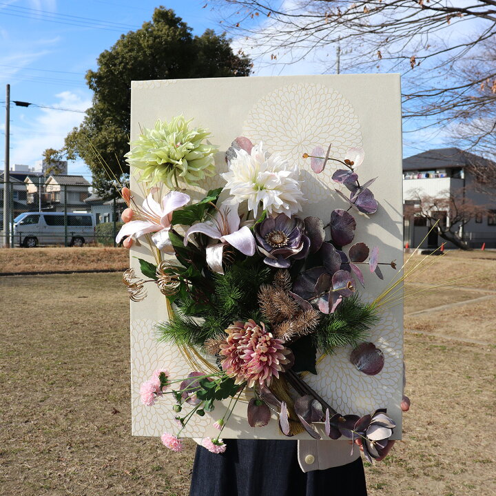楽天市場】クリニック 受付 壁飾り 花 おしゃれ 開院祝い 1周年 開店 
