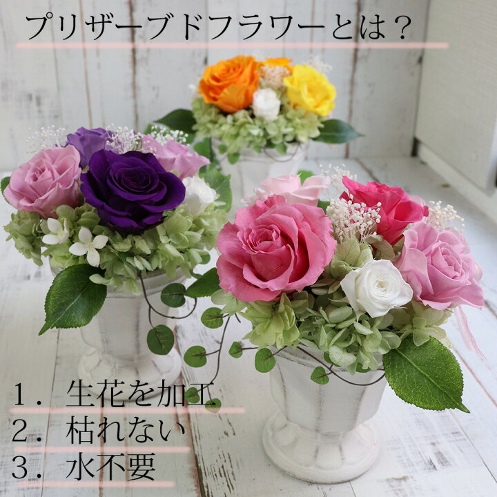 楽天市場 誕生日プレゼント 女性 結婚式 電報 祝電 誕生日プレゼント プリザーブドフラワー 新築祝い 誕生日 結婚祝い お見舞い プレゼント 退職祝い 花 男性 上司 定年 誕生日 結婚記念日 おしゃれ 花 妻 両親 還暦祝い 父 母 祝電 退職 出産祝い マダムローズミニュー