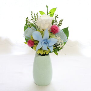 プリザーブドフラワー 仏花 花器なし 喪中見舞い 初盆 お供え ミニ 仏壇用 仏壇 お供え 造花 「一対 対応可 」器なし お悔やみ ブリザーブドフラワー モダン 初盆 お盆 お彼岸 49日 供物 御供