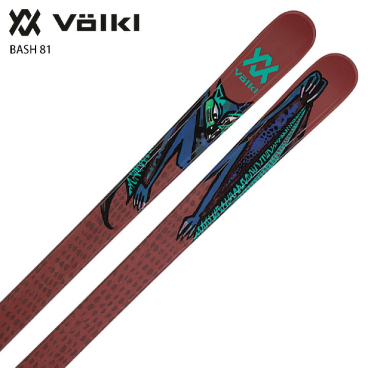 楽天市場】スキー板 VOLKL フォルクル ＜2022＞ BASH 81 バッシュ 81 + 