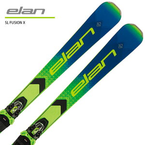 スキー板 メンズ レディース ELAN エラン＜2023＞SL FUSION X + EMX 11.0 GW FUSION X ビンディング セット 取付無料 22-23 NEWモデル