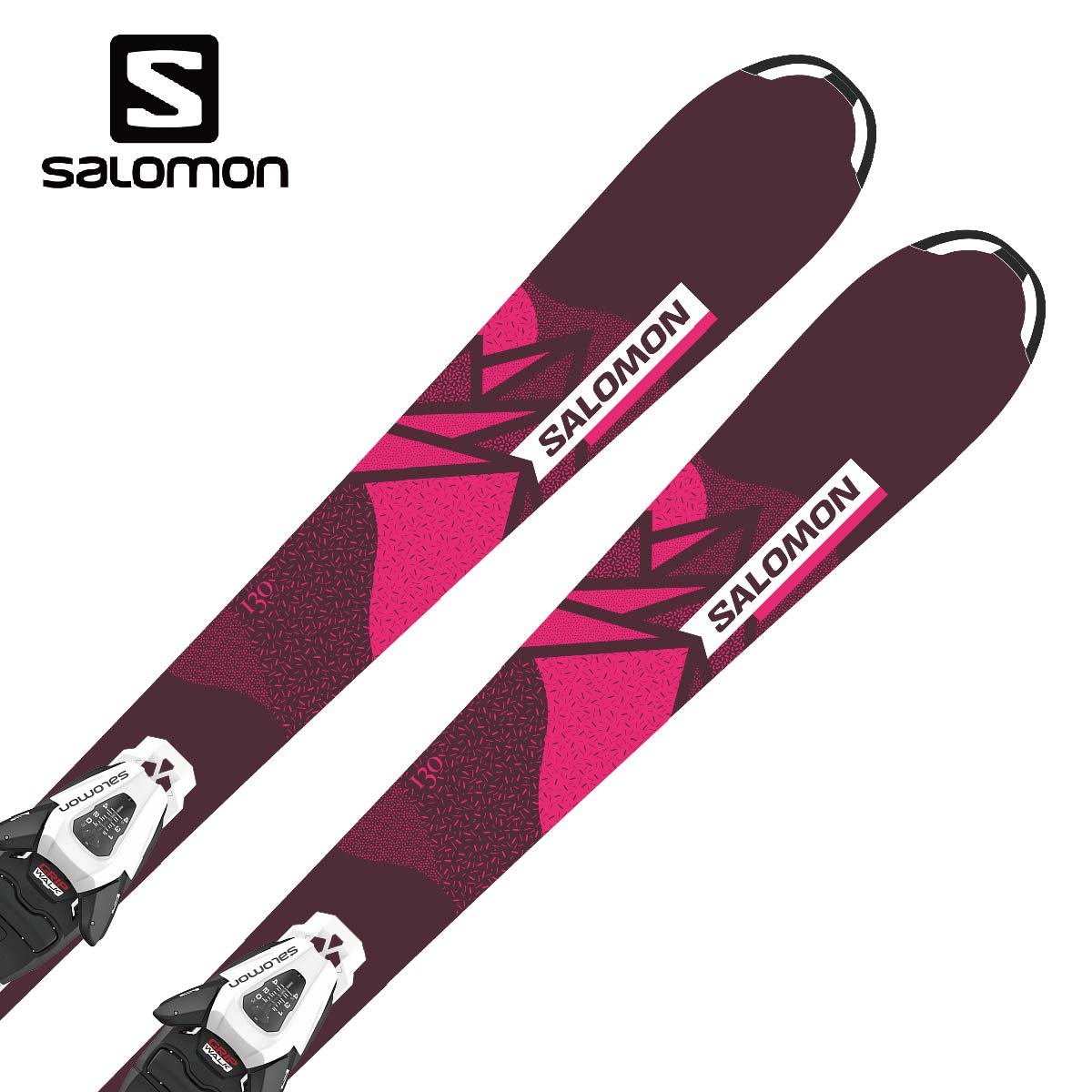 SALOMON サロモン スキー板 キッズ ジュニア ＜2024＞ LUX Jr M + C5 GW[L41536300] ビンディング セット  取付無料 早期予約 2023-2024 NEWモデル | スキー用品通販　スノーファミリー