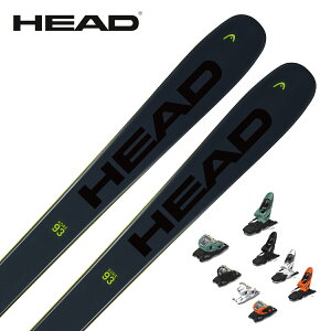 HEAD ヘッド スキー板 メンズ レディース ＜2024＞ KORE 93 + ＜23＞SQUIRE 11 [315443] 【金具付き・取付送料無料】 2023-2024 NEWモデル