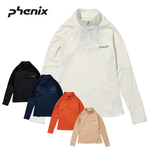 PHENIX tFjbNX XL[ A_[Vc fB[X 2023 ESW22LS50 / TWINPEAKS W's 1/2 ZIP TEE / cCs[NX EBY n[tWbveB[