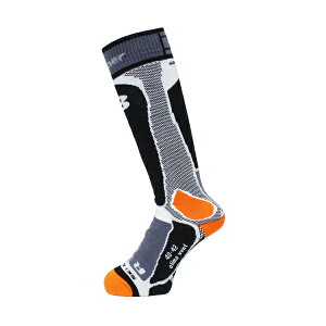 BerknerkxNl \bNX XL[Cl2024 SOCKS SKI ALPINkGREY/ORANGEl