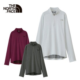 THE NORTH FACE ザ・ノースフェイス スキーウェア トップス レディース ＜2024＞ NTW62311 / L/S FlashDry Zip Up ロングスリーブフラッシュドライジップアップ 【薄手】