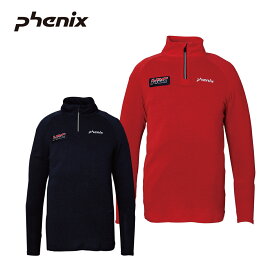 PHENIX フェニックス スキー アンダーウェア シャツ メンズ＜2024＞ ESM23LS10 /HONDA Touring 1/2 Zip Tee 2023-2024 NEWモデル 正月セール